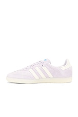adidas Originals Samba Og Sneaker in Silver Dawn, Chalk White, & Off White, view 5, click to view large image.