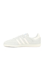 adidas Originals Samba Og Sneaker in Wonder Silver, Chalk White, & Off White, view 5, click to view large image.