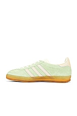 adidas Originals Gazelle Indoor in Segrsp, Almyel, & White, view 5, click to view large image.