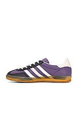 adidas Originals Gazelle Indoor in Shadow Violet, White, & Wonder Quartz, view 5, click to view large image.