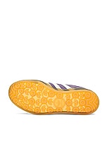 adidas Originals Gazelle Indoor in Shadow Violet, White, & Wonder Quartz, view 6, click to view large image.
