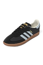 adidas Originals Samba OG in Carbon, Almost Blue, & Chalk White, view 2, click to view large image.
