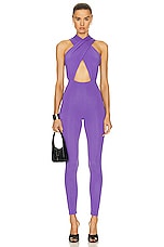 The Andamane Hola Jumpsuit in Iris, view 1, click to view large image.