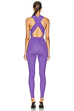 The Andamane Hola Jumpsuit in Iris, view 3, click to view large image.