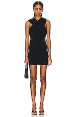 The Andamane Nikita Mini Dress in Black, view 1, click to view large image.
