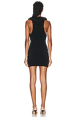 The Andamane Nikita Mini Dress in Black, view 3, click to view large image.