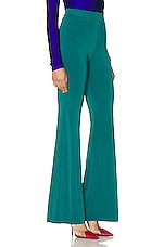 The Andamane Gaia Flare Pant in Malachite, view 2, click to view large image.
