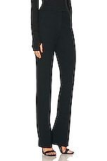 The Andamane Gladys Straight Pant in Black, view 2, click to view large image.