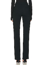 The Andamane Gladys Straight Pant in Black, view 3, click to view large image.