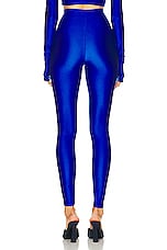 The Andamane Holly 80s Legging in Electric Blue, view 3, click to view large image.