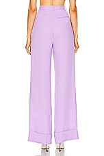 The Andamane Nathalie Cuffed Hem Maxi Pant in Lilac, view 3, click to view large image.