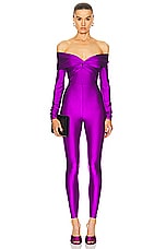 The Andamane Holly 80s Legging in Purple, view 4, click to view large image.