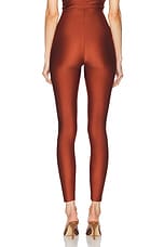 The Andamane Holly 80's Legging in Intense Rust, view 3, click to view large image.