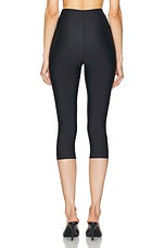 The Andamane Holly Capri Legging in Black, view 3, click to view large image.