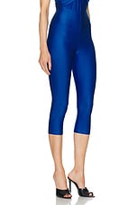 The Andamane Holly Capri Legging in Cobalt, view 2, click to view large image.