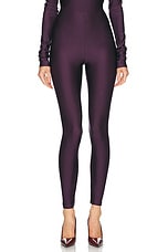 legging noir bande rouge