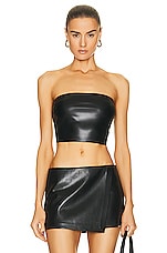 The Andamane Gwen Tube Top in Black, view 1, click to view large image.