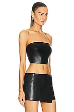 The Andamane Gwen Tube Top in Black, view 2, click to view large image.