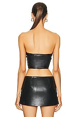 The Andamane Gwen Tube Top in Black, view 3, click to view large image.