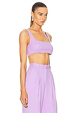 The Andamane Muse Bralette Top in Lilac, view 2, click to view large image.