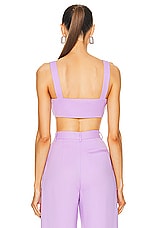 The Andamane Muse Bralette Top in Lilac, view 3, click to view large image.