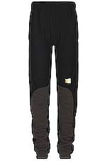 Advisory Board Crystals Tri Tone Sweatpant in Anthracite Black, view 1, click to view large image.