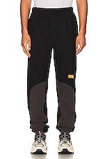 Advisory Board Crystals Tri Tone Sweatpant in Anthracite Black, view 4, click to view large image.