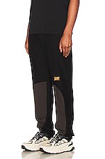 Advisory Board Crystals Tri Tone Sweatpant in Anthracite Black, view 5, click to view large image.