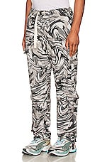 Advisory Board Crystals Warped Camo Pant in Anthracite Black, view 6, click to view large image.