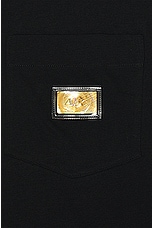 Advisory Board Crystals Pocket T-shirt in Black, view 3, click to view large image.