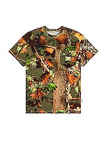 Advisory Board Crystals Pocket T-shirt in Camo, view 1, click to view large image.