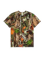 Advisory Board Crystals Pocket T-shirt in Camo, view 2, click to view large image.