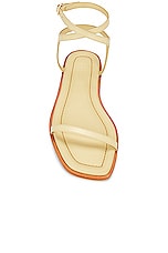 A.EMERY Viv Sandal in Buttermilk, view 4, click to view large image.