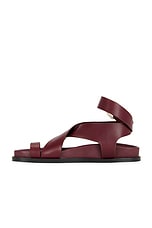 A.EMERY Jalen Sandal in Merlot, view 5, click to view large image.