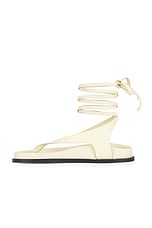 A.EMERY Shel Sandal in Eggshell, view 5, click to view large image.