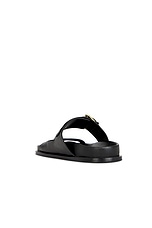 A.EMERY Prince Sandal in Black, view 3, click to view large image.