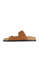 A.EMERY Prince Sandal in Nutmeg Suede, view 5, click to view large image.