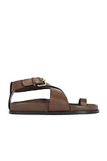 A.EMERY Dula Sandal in Walnut, view 1, click to view large image.
