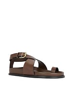 A.EMERY Dula Sandal in Walnut, view 2, click to view large image.