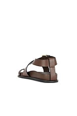 A.EMERY Dula Sandal in Walnut, view 3, click to view large image.