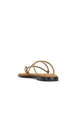A.EMERY Nodi Sandal in Nutmeg Suede, view 3, click to view large image.