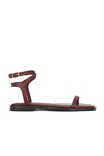 A.EMERY Viv Sandal in Merlot, view 1, click to view large image.
