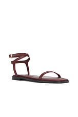 A.EMERY Viv Sandal in Merlot, view 2, click to view large image.