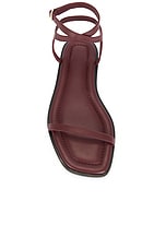 A.EMERY Viv Sandal in Merlot, view 4, click to view large image.