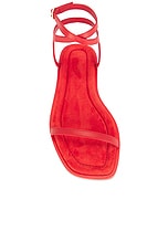 A.EMERY Viv Sandal in Poppy Suede, view 4, click to view large image.