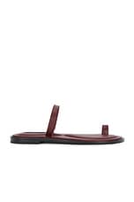 A.EMERY Turi Sandal in Merlot, view 1, click to view large image.