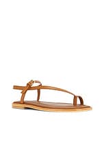 A.EMERY Pae Sandal in Deep Tan, view 2, click to view large image.