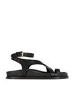 A.EMERY Jalen Slim Sandal in Black, view 1, click to view large image.