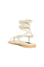 A.EMERY Elliot Sandal in Eggshell, view 3, click to view large image.