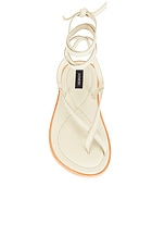 A.EMERY Elliot Sandal in Eggshell, view 4, click to view large image.